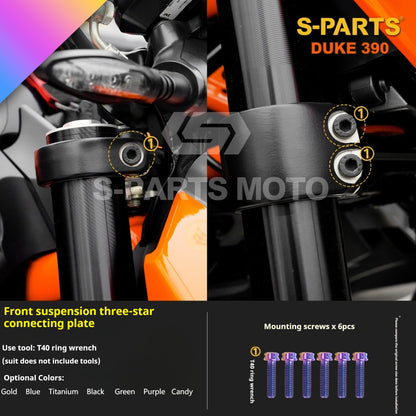 SPARTS KTM Duke 390 Full Bike Titanium Bolt Kit | Premium TC4 Motorcycle Fasteners