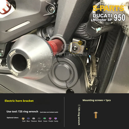 SPARTS Titanium Bolt Kit for Ducati New Monster SP 950 – CNC Titanium Upgrade Kit