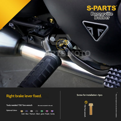 SPARTS Titanium Set Screws for Triumph Bonneville Bobber Motorcycle