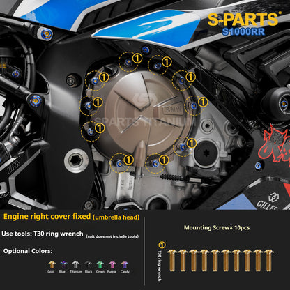 SPARTS | BMW S1000RR Titanium Bolt Upgrade Kit