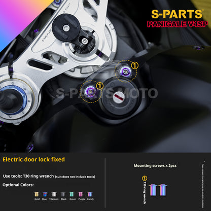 SPARTS TC4 Titanium Bolt Kit for Ducati Panigale V4SP Motorcycle