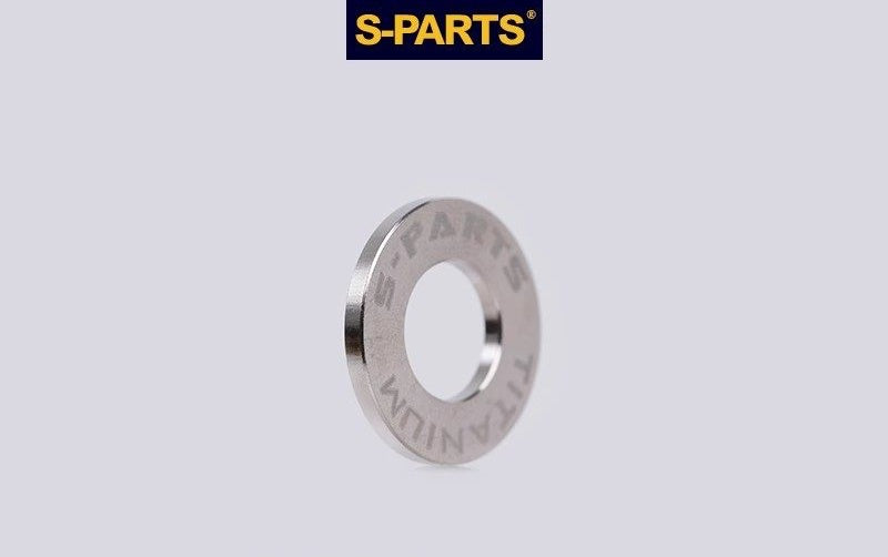 S-PARTS M3 / M4 / M5 / M6 / M8 / M10 / M12 TC4 Titanium Flat Washers forMotorcycles & Bicycles