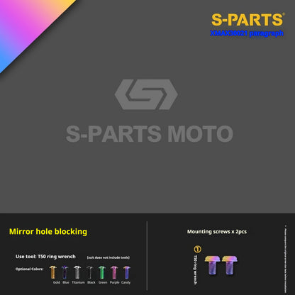 SPARTS Titanium Bolt Kit for 2021 Yamaha XMAX 300 Motorcycle Upgrade