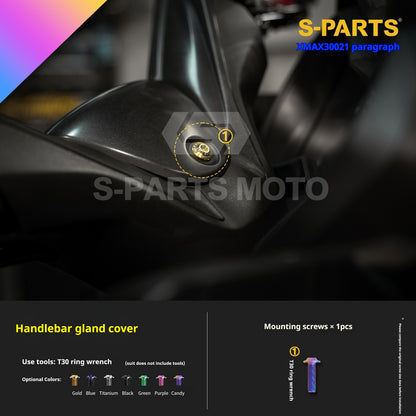 SPARTS Titanium Bolt Kit for 2021 Yamaha XMAX 300 Motorcycle Upgrade