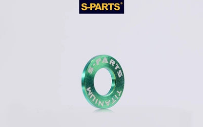 S-PARTS M3 / M4 / M5 / M6 / M8 / M10 / M12 TC4 Titanium Flat Washers forMotorcycles & Bicycles