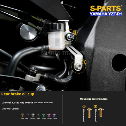SPARTS TC4 Titanium Bolt Kit for Yamaha YZF-R1 | Motorcycle Titanium Bolt Upgrade