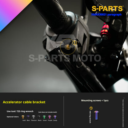 SPARTS Titanium Bolt Kit for 2021 Yamaha XMAX 300 Motorcycle Upgrade