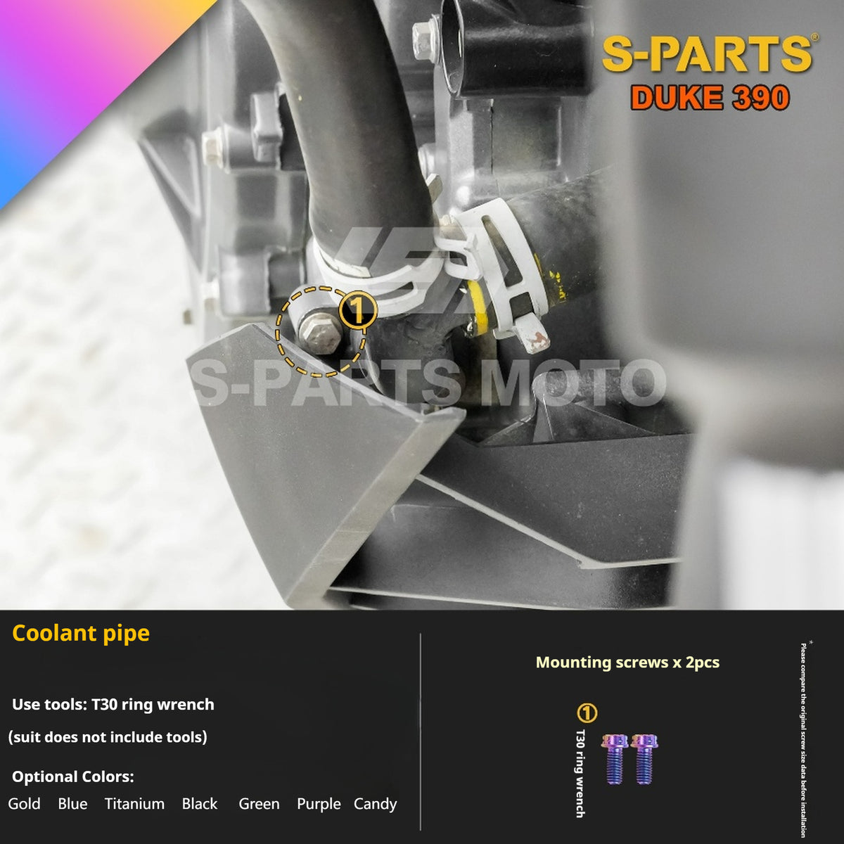 SPARTS KTM Duke 390 Full Bike Titanium Bolt Kit | Premium TC4 Motorcycle Fasteners