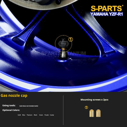 SPARTS TC4 Titanium Bolt Kit for Yamaha YZF-R1 | Motorcycle Titanium Bolt Upgrade