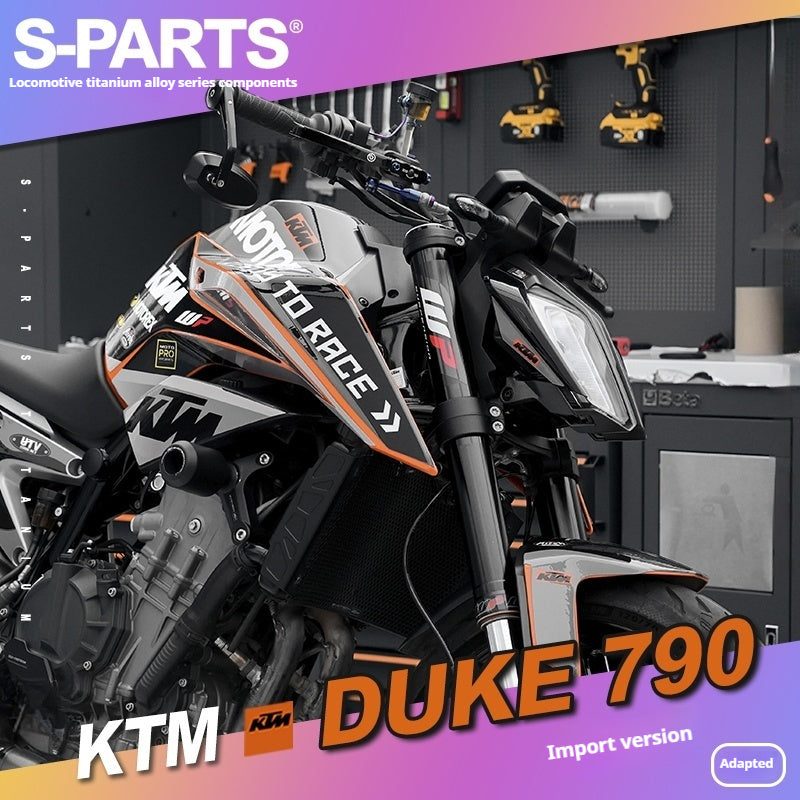 SPARTS TC4 Titanium Bolt Kit Compatible with KTM DUKE 790 – Full Motorcycle Fastener Upgrade