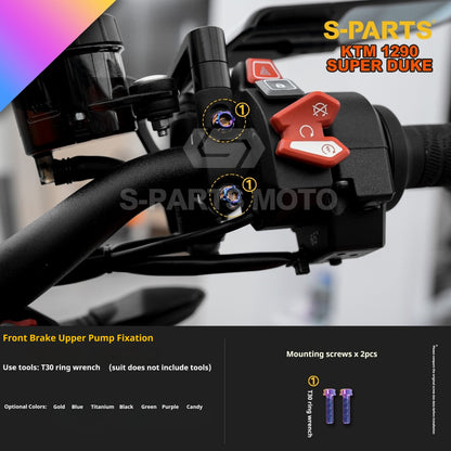SPARTS Titanium Alloy Fasteners Compatible with KTM Super Duke 1290