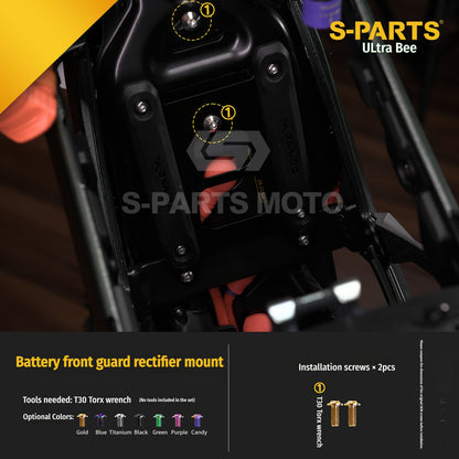 SPARTS Titanium Bolt Kit for Ultra Bee | Full Motorcycle Upgrade Set