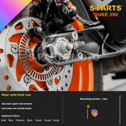 SPARTS KTM Duke 390 Full Bike Titanium Bolt Kit | Premium TC4 Motorcycle Fasteners