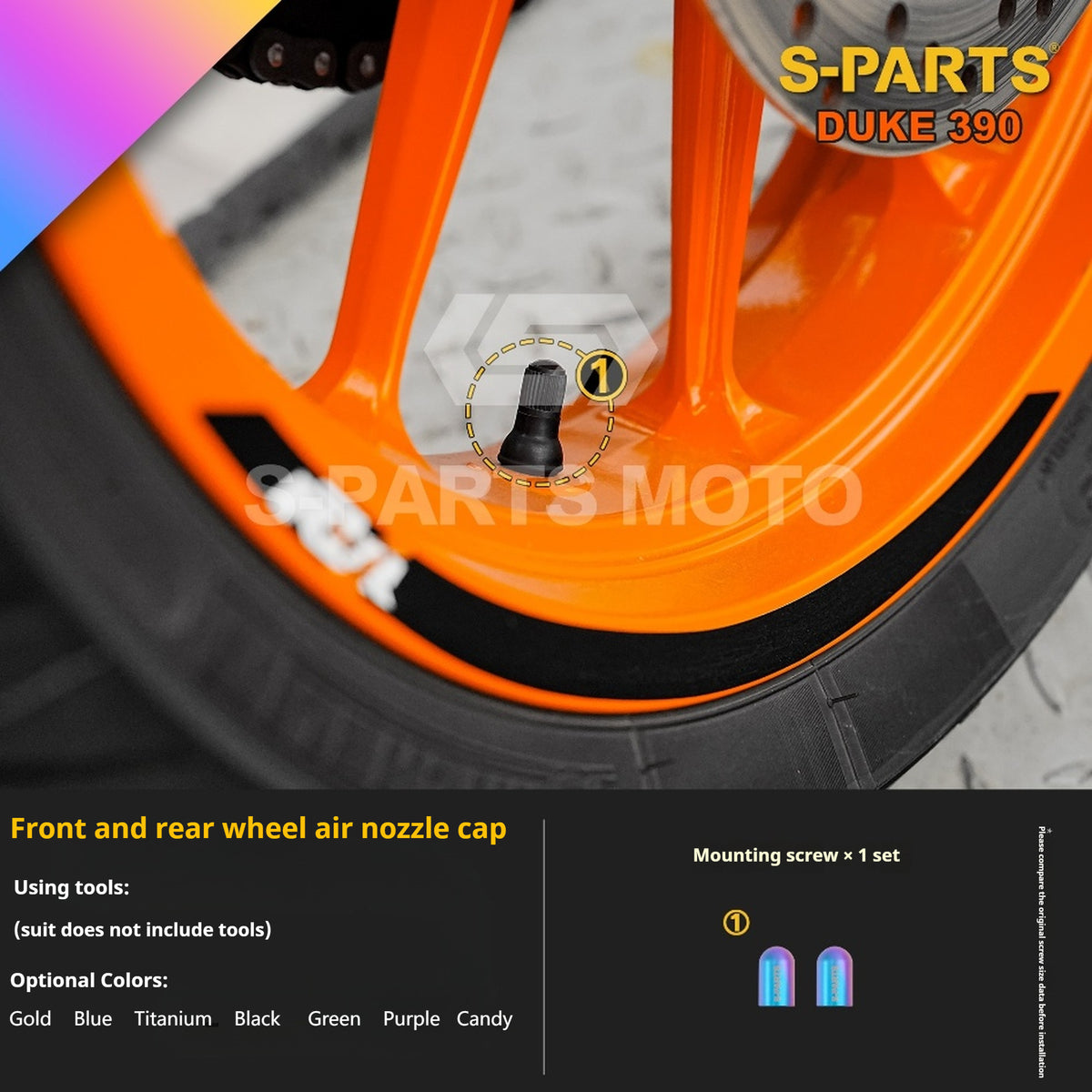 SPARTS KTM Duke 390 Full Bike Titanium Bolt Kit | Premium TC4 Motorcycle Fasteners