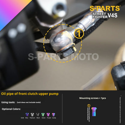 SPARTS Titanium Bolt Kit for Ducati Streetfighter V4S