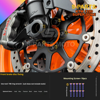 SPARTS Titanium Alloy Fasteners Compatible with KTM Super Duke 1290