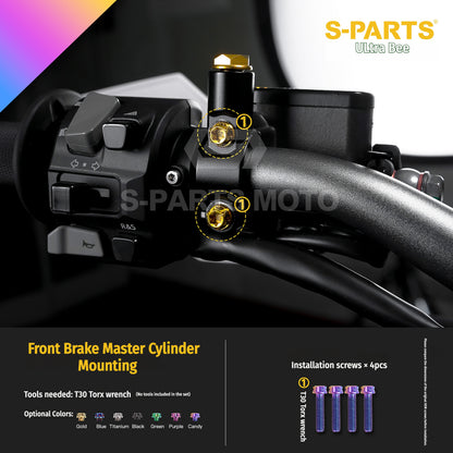 SPARTS Titanium Bolt Kit for Ultra Bee | Full Motorcycle Upgrade Set