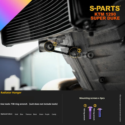 SPARTS Titanium Alloy Fasteners Compatible with KTM Super Duke 1290