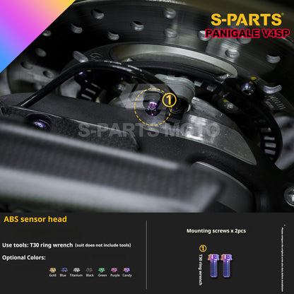 SPARTS TC4 Titanium Bolt Kit for Ducati Panigale V4SP Motorcycle