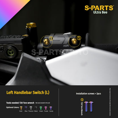 SPARTS Titanium Bolt Kit for Ultra Bee | Full Motorcycle Upgrade Set