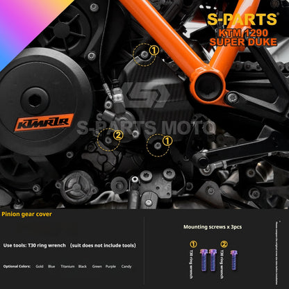 SPARTS Titanium Alloy Fasteners Compatible with KTM Super Duke 1290