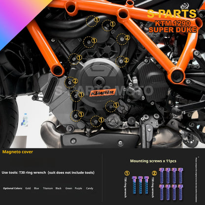 SPARTS Titanium Alloy Fasteners Compatible with KTM Super Duke 1290