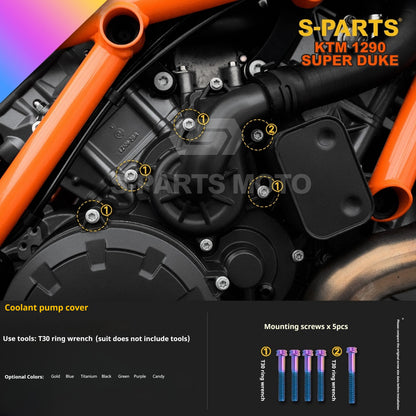 SPARTS Titanium Alloy Fasteners Compatible with KTM Super Duke 1290