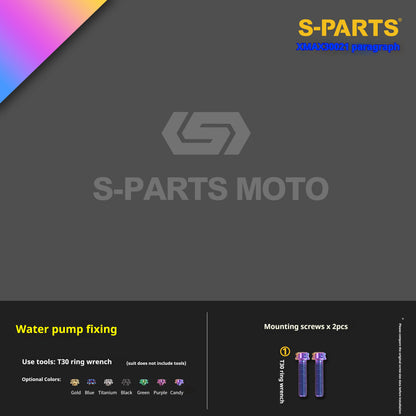 SPARTS Titanium Bolt Kit for 2021 Yamaha XMAX 300 Motorcycle Upgrade