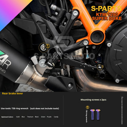 SPARTS Titanium Alloy Fasteners Compatible with KTM Super Duke 1290
