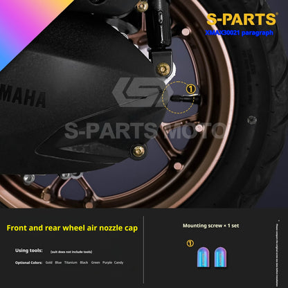 SPARTS Titanium Bolt Kit for 2021 Yamaha XMAX 300 Motorcycle Upgrade