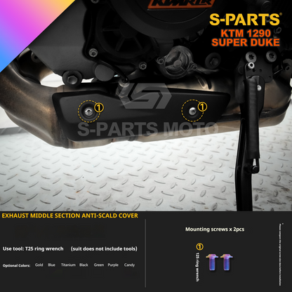 SPARTS Titanium Alloy Fasteners Compatible with KTM Super Duke 1290