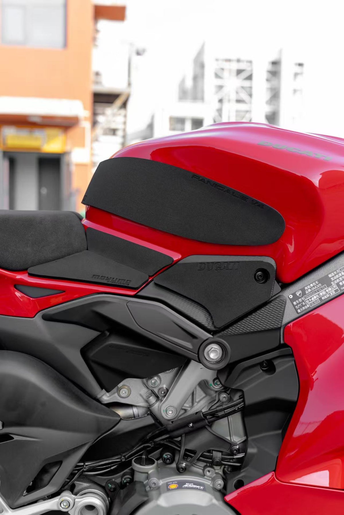 25–26 Ducati Panigale V4 S GP-Style Tank Grip Pads & Side Panel Pads | Anti-Slip Kit