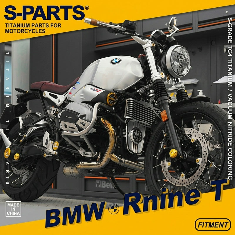 SPARTS BMW RnineT Titanium Alloy Motorcycle Bolt Upgrade Kit